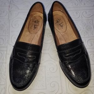 COPY - Life stride pewter penny loafers